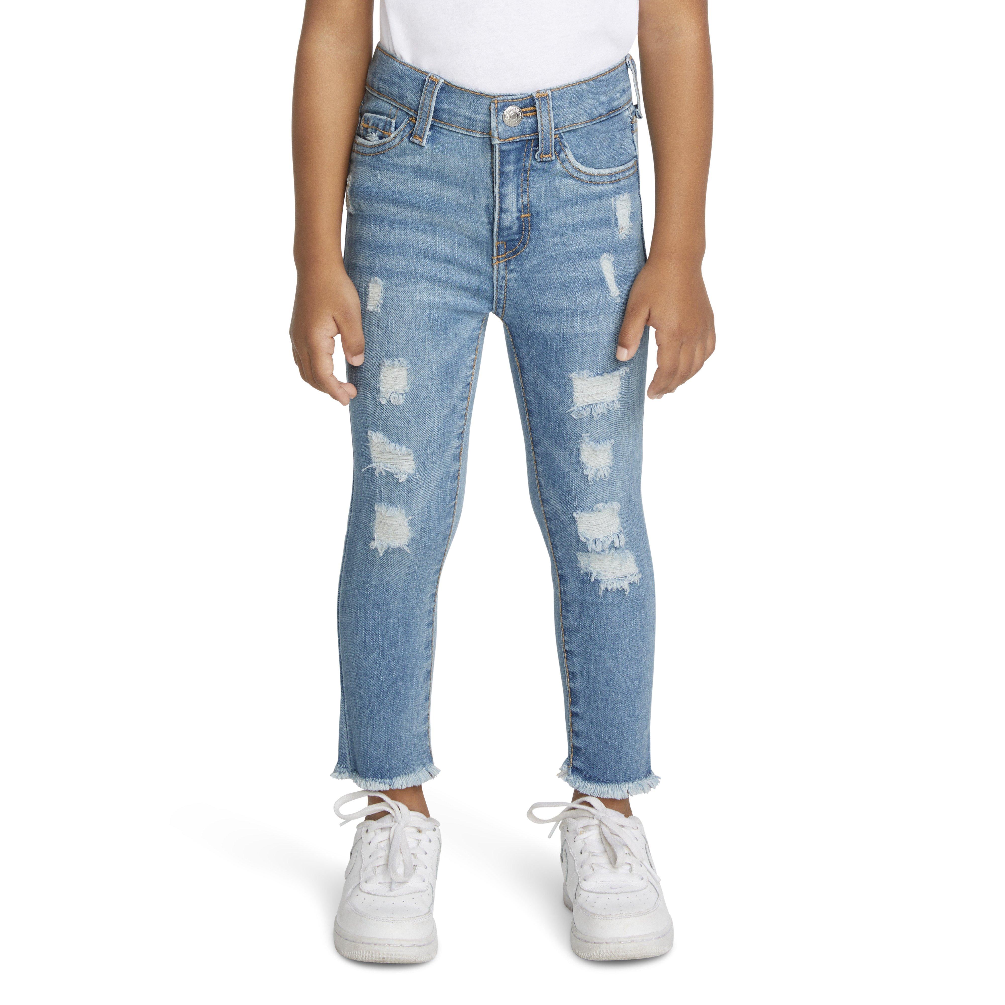Levi's 720 High Rise Super Skinny Lt Wash Toddler Girls' Denim Jeans - Blue - BLUE